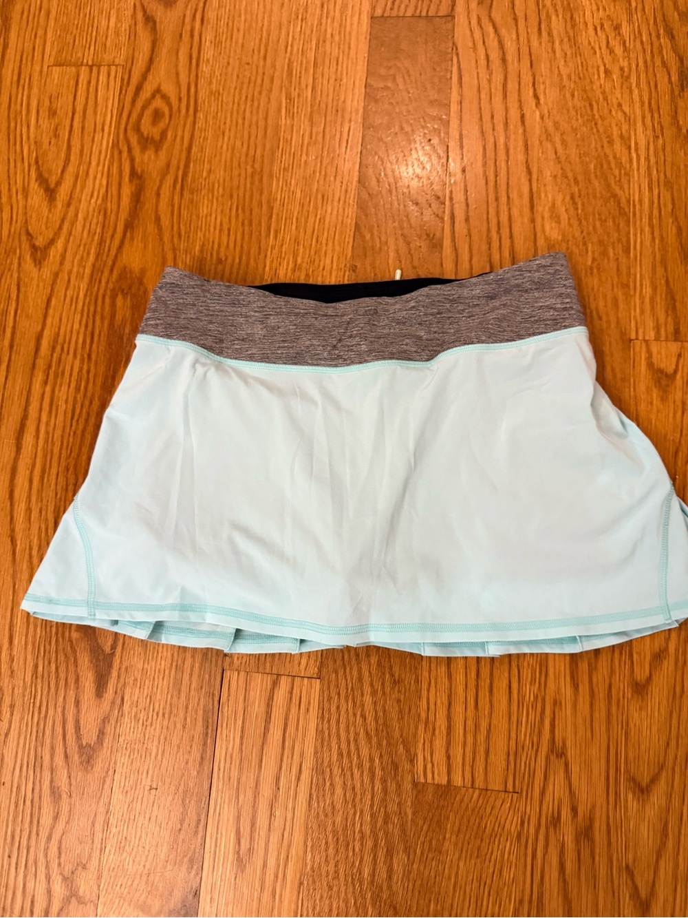 Seafoam green  Athletic Skort with Heather Gray Waistband